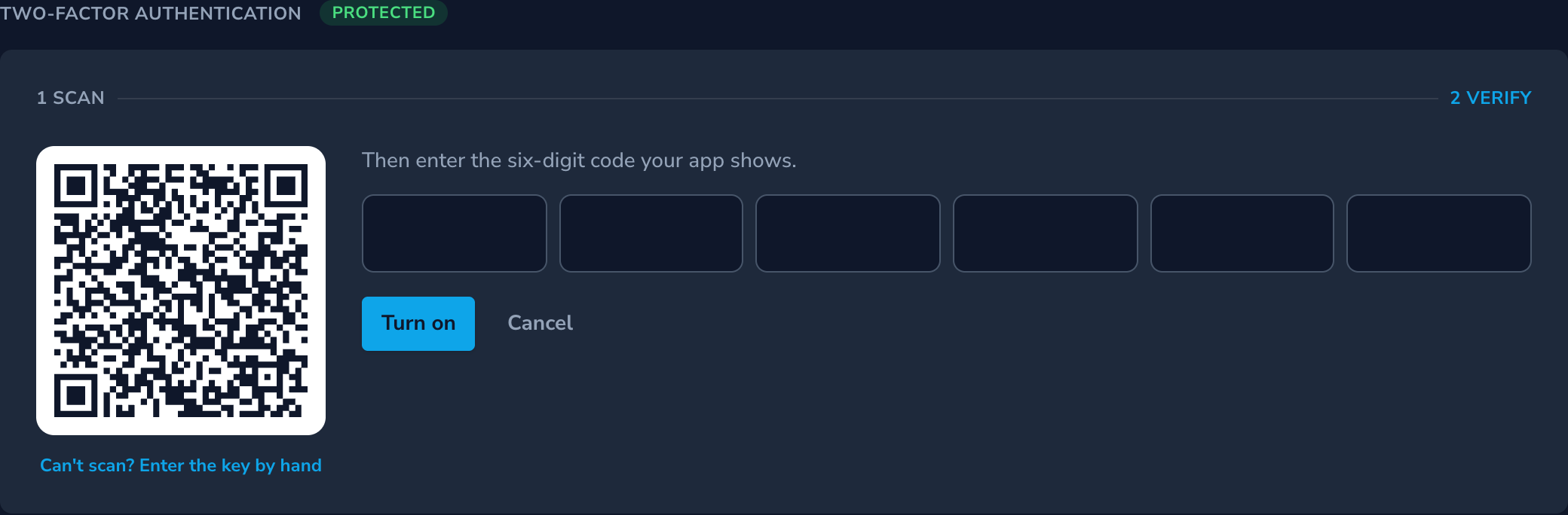Authenticator enrollment